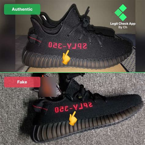 adidas yeezy bred real vs fake|how to legit check yeezys.